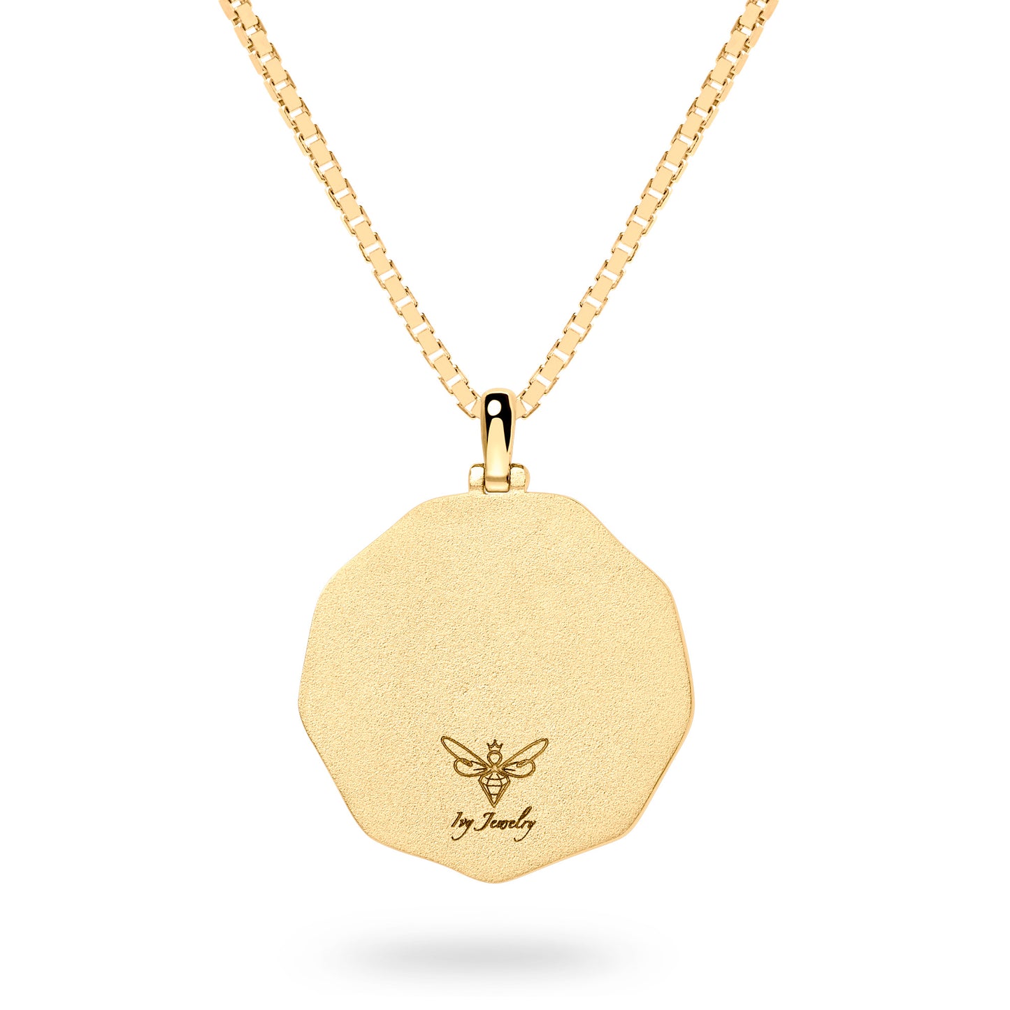 Emerald “Four Leaf Clover” Pendant Necklace (Gold)